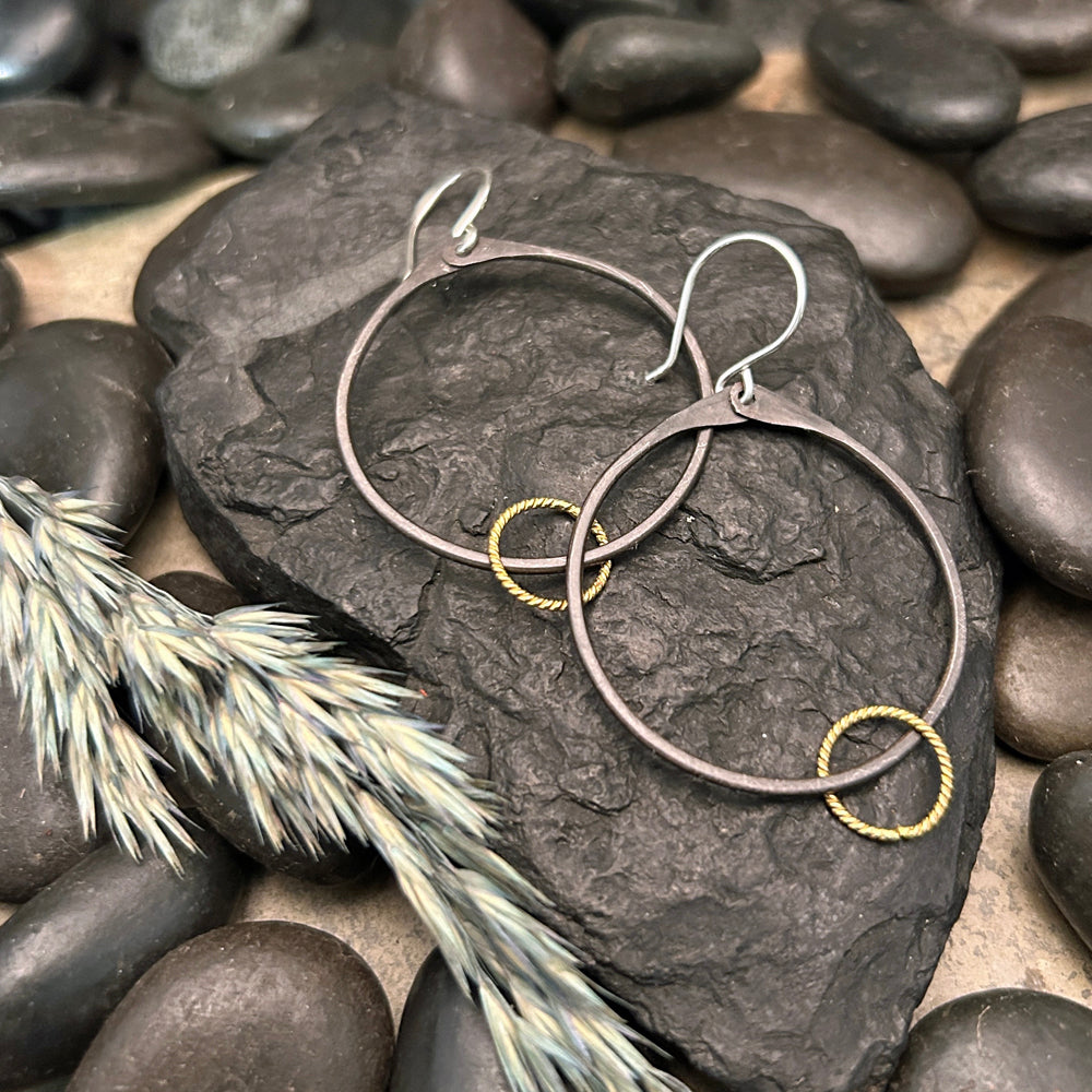 Circle Alchemy Dangle Earrings