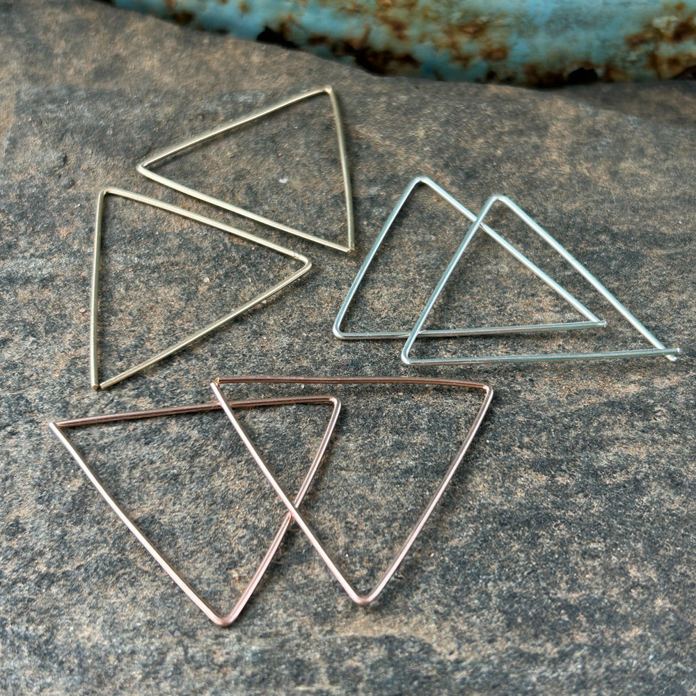 Principle of Correspondence Triangle Threader Earrings