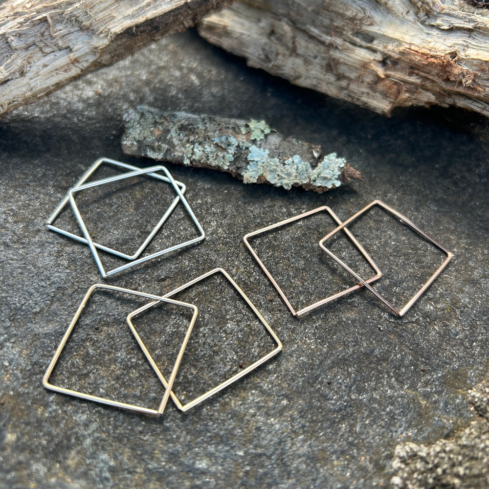 Four Elements Square Threader Earrings