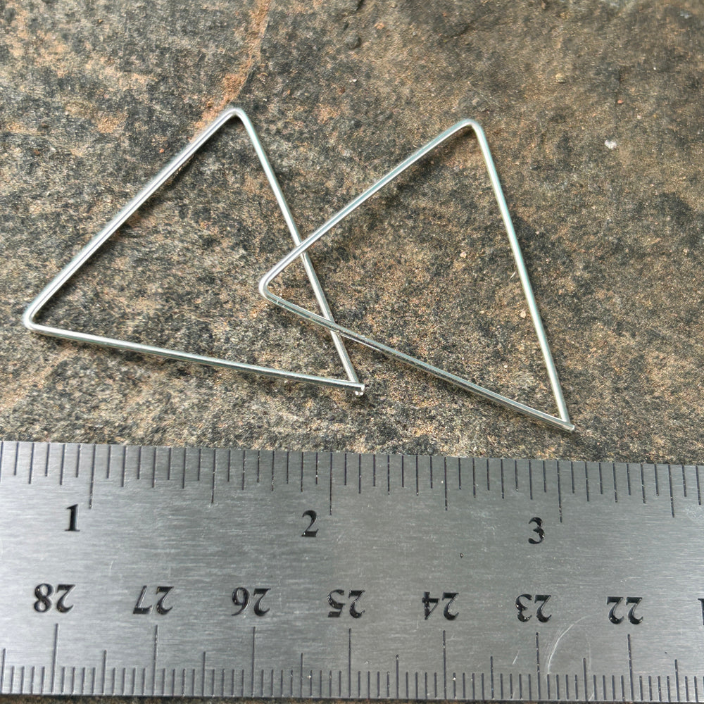 Principle of Correspondence Triangle Threader Earrings
