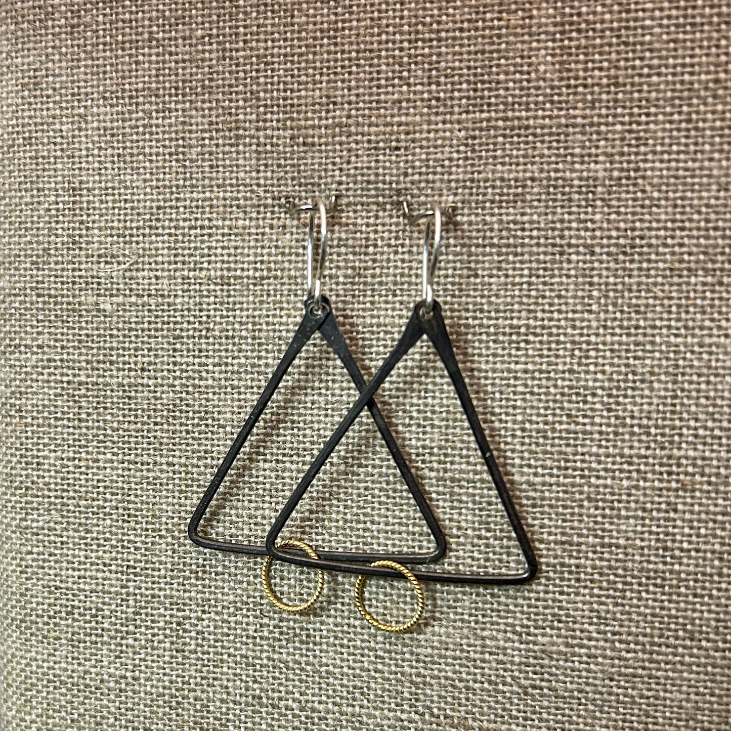 Triangle Alchemy Dangle Earrings