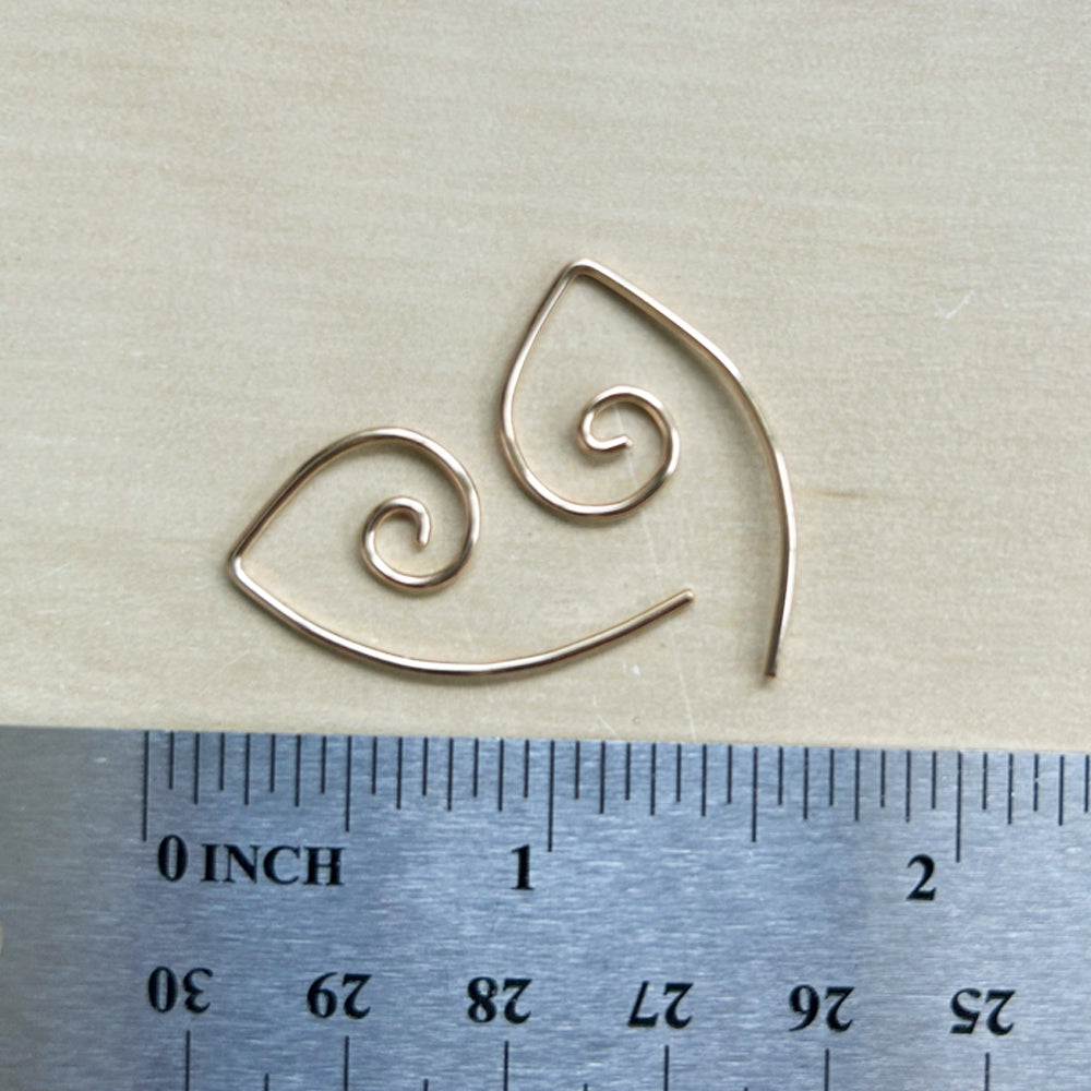 Small Spiral Earrings