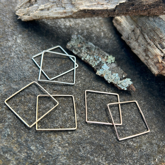 Four Elements Square Threader Earrings